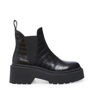 Steve Madden shadow black crocodile boots